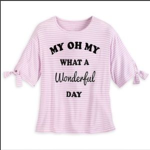 🆕 Disney Parks | Purple Stripe My Oh My Splash Mountain Shirt with Tie Sleeves